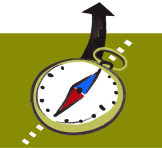 Kompass mit Abweichung