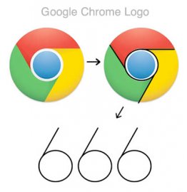 Google Chrome Logo 666