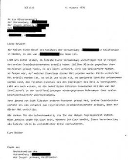 Brief an das Bethel Brief an das Bethel