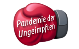 Boxhandschuh mit Aufschrift