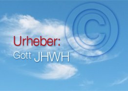Copyright-Zeichen im Himmel. Urheber: JHWH Gott