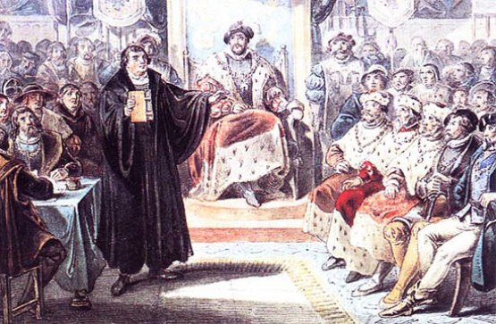Martin Luther vor dem Reichstag 1521