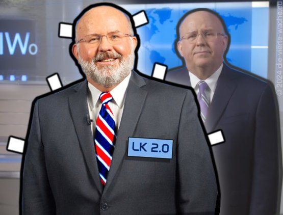 Mark Sanderson als Anziehpuppe