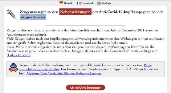 Website nebenwirkungen-JW.org