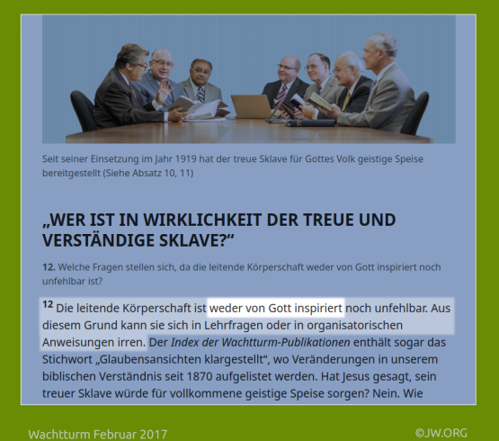 Wachtturm Februar 2017