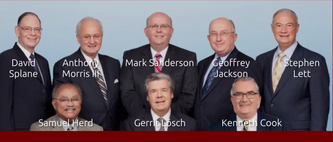 Rechtskomitee gegen 8 Brüder der Leitenden Körperschaft