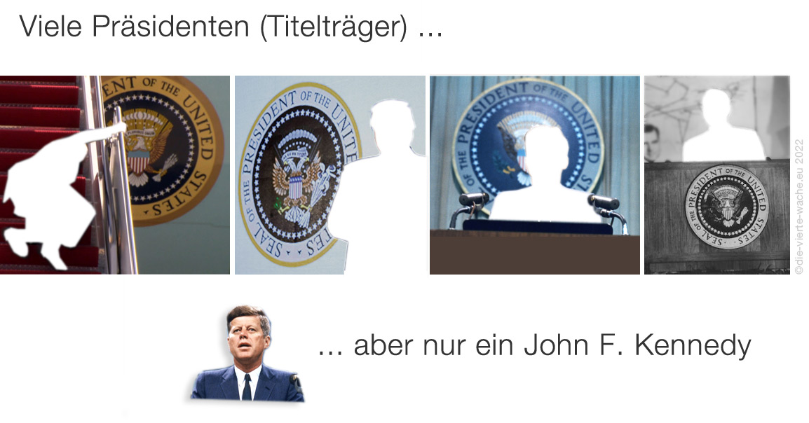 Viele Präsidententitel, aber nur ein J.F.Kennedy