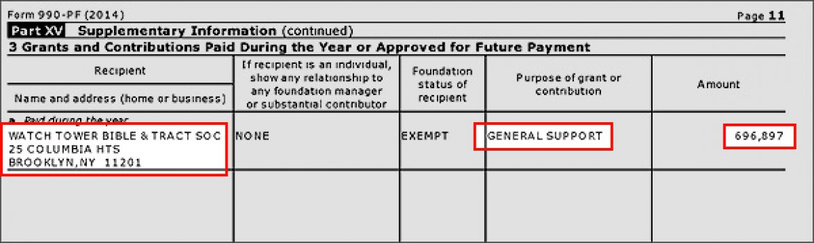 Formular 990 Seite 11